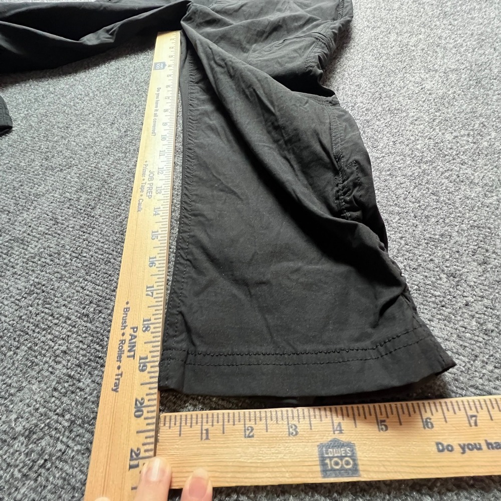 Eddie Bauer Rainier Capris Womens 8 Black Hiking Outdoor Stretch Pants C1061086 - Picture 2 of 12